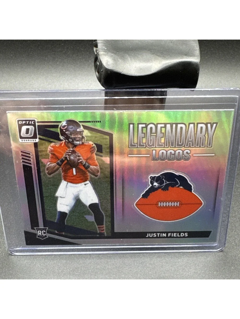 Justin Fields Legendary Logos Optic No. LL-2 Panini 2021 Rookie